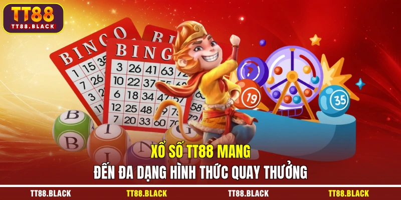 Xổ số TT88 mang đến đa dạng hình thức quay thưởng
